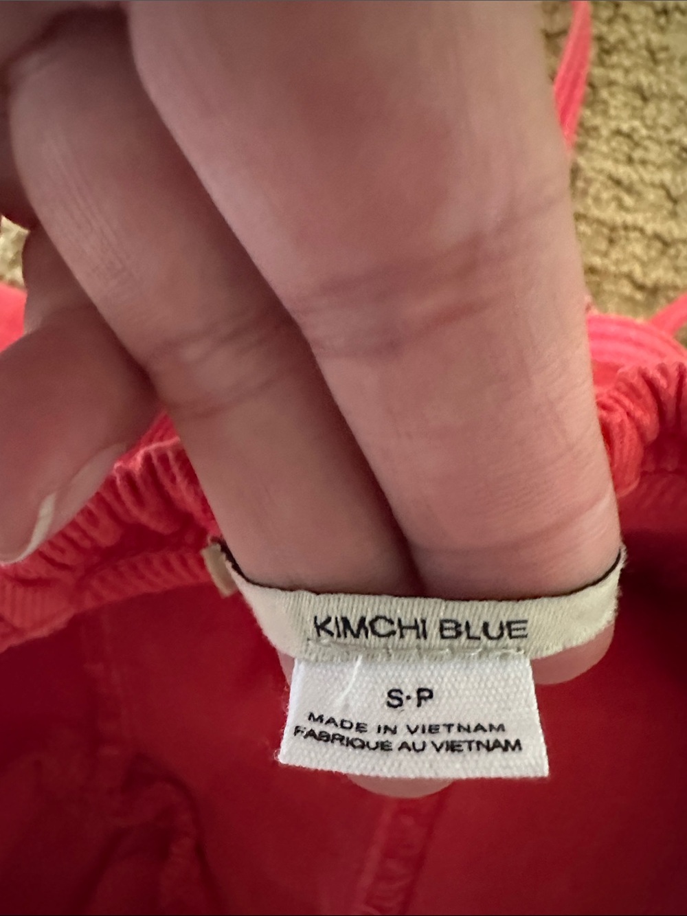 Kimchi Blue Hailey Halter Denim mini dress. - Picture 4 of 8